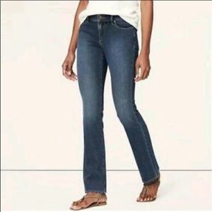LOFT Curvy Boot Jeans sz 6 medium wash